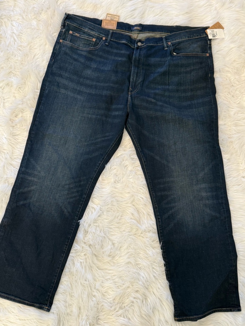 Ralph Lauren Men's Straight Dark Indigo Jeans
